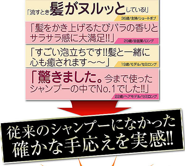 ローズクォーツシャンプー
