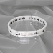 ロベルタ・ヴィヴィアーニ セラミックブレスレット ホワイト(RVWCGB8)
