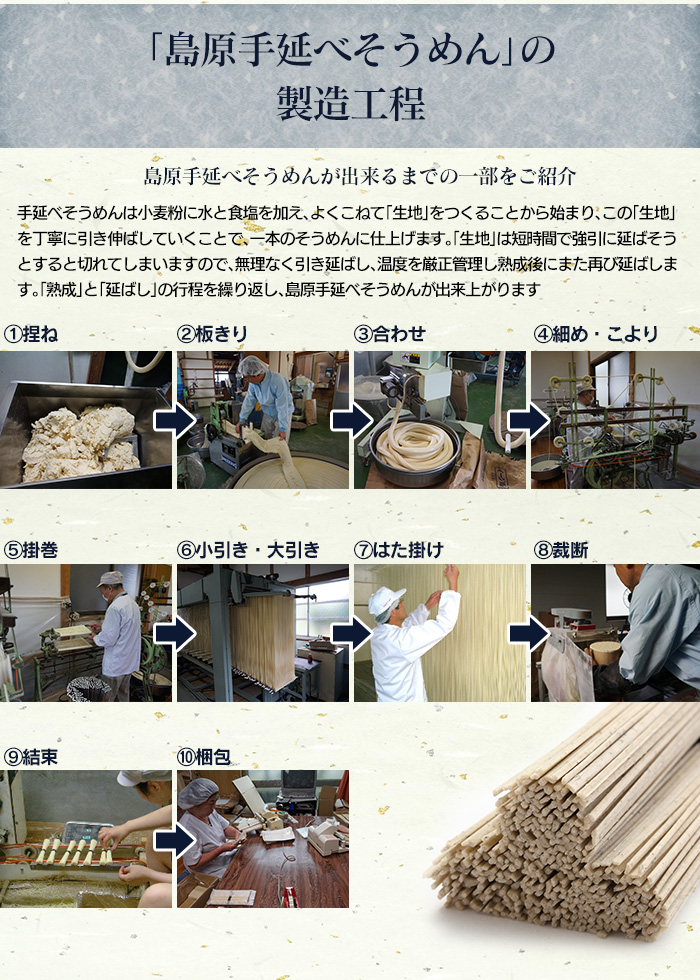 島原手延べ黒ごまそうめん KG-40 【新聞掲載】