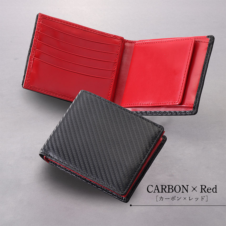 牛革二つ折り財布