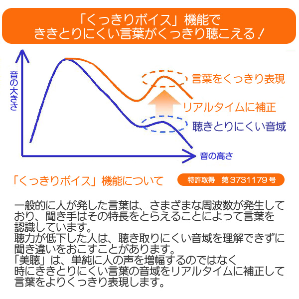 音響メーカー・シナノケンシの補聴器　美聴だんらんPH-200