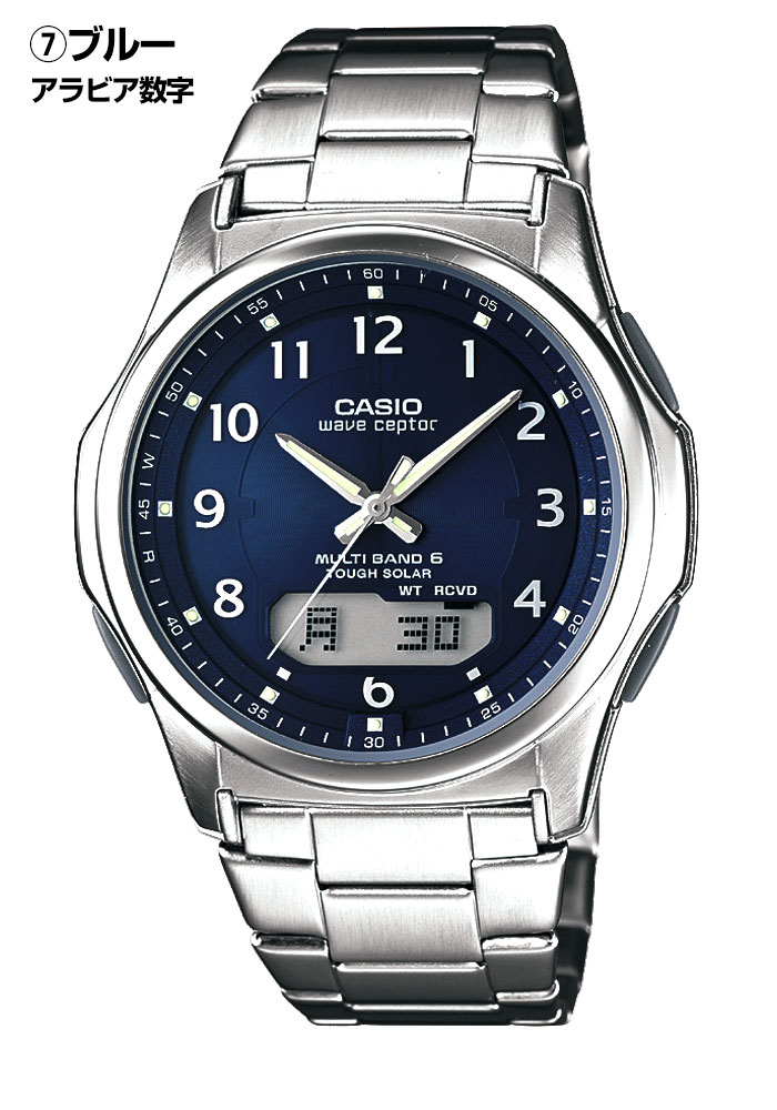 カシオ CASIO 電波ソーラー腕時計マルチバンド6☆世界6エリアで正確な時間を刻む！カシオの先進腕時計がこの価格！