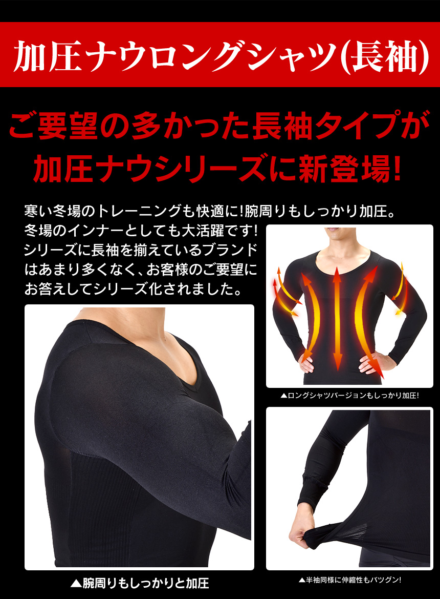 加圧ナウ メンズシャツ