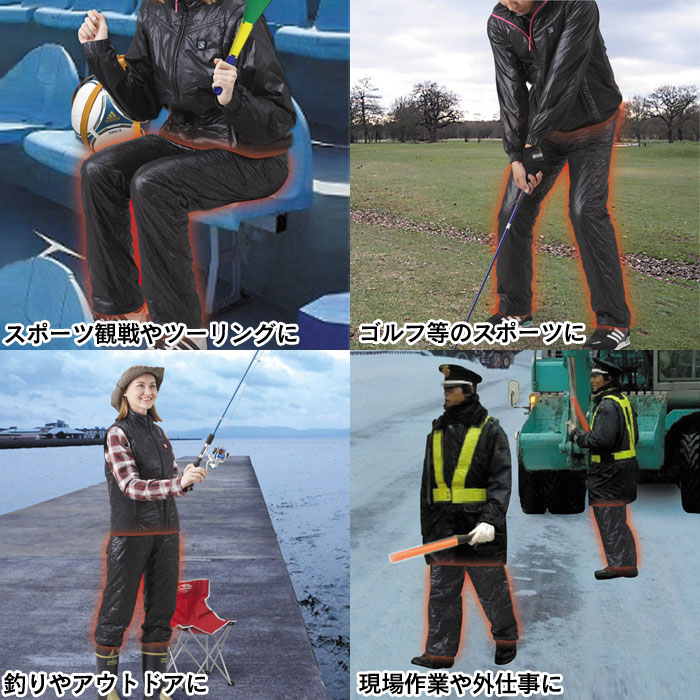ぬくさに首ったけヒーター内蔵あったかパンツ「直暖パン」SHP-01