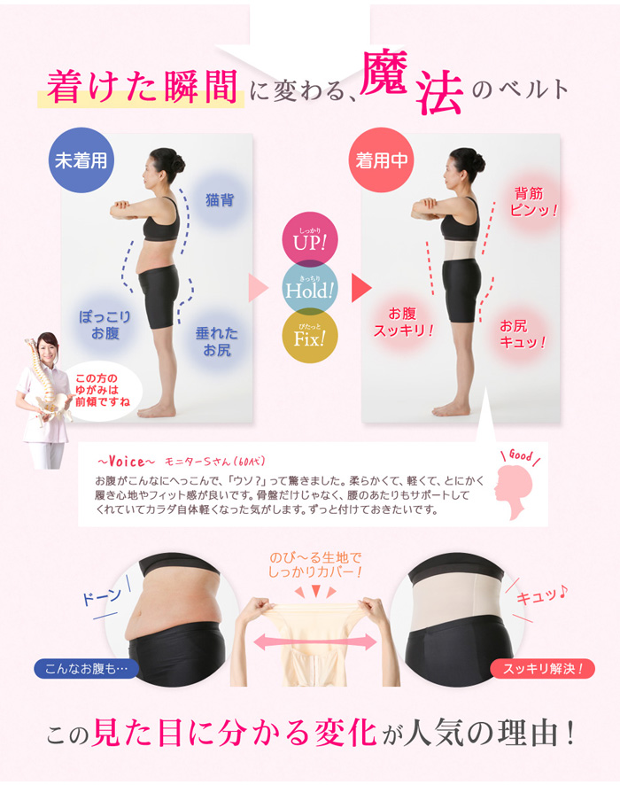 芦屋美整体 骨盤 スッキリ ベルト スリム ニッパー 1枚