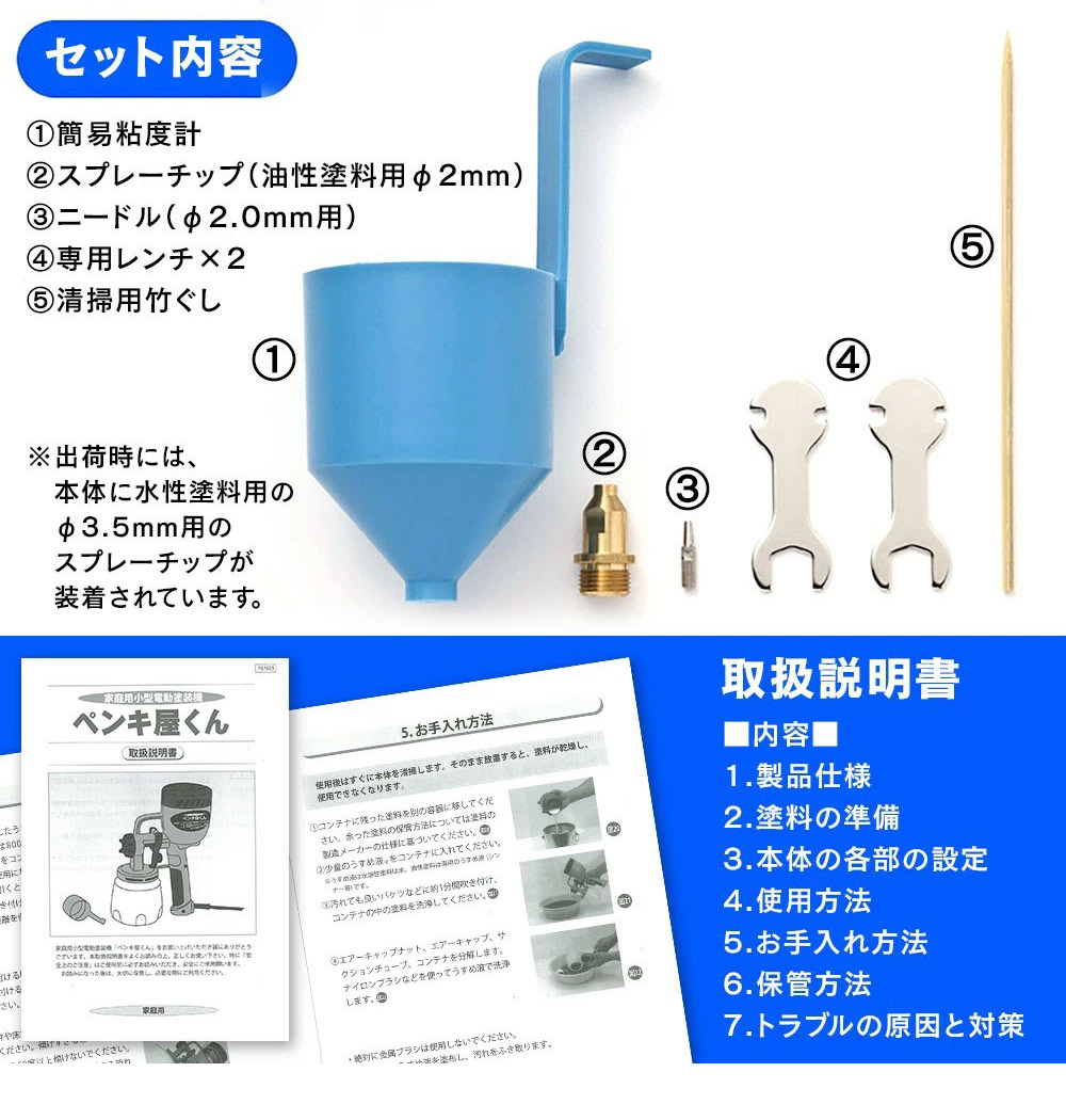 塗装 スプレー ガン 家庭用 小型 電動 塗装機 ペンキ屋くん