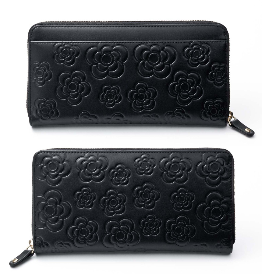 花柄レシートすっきり財布