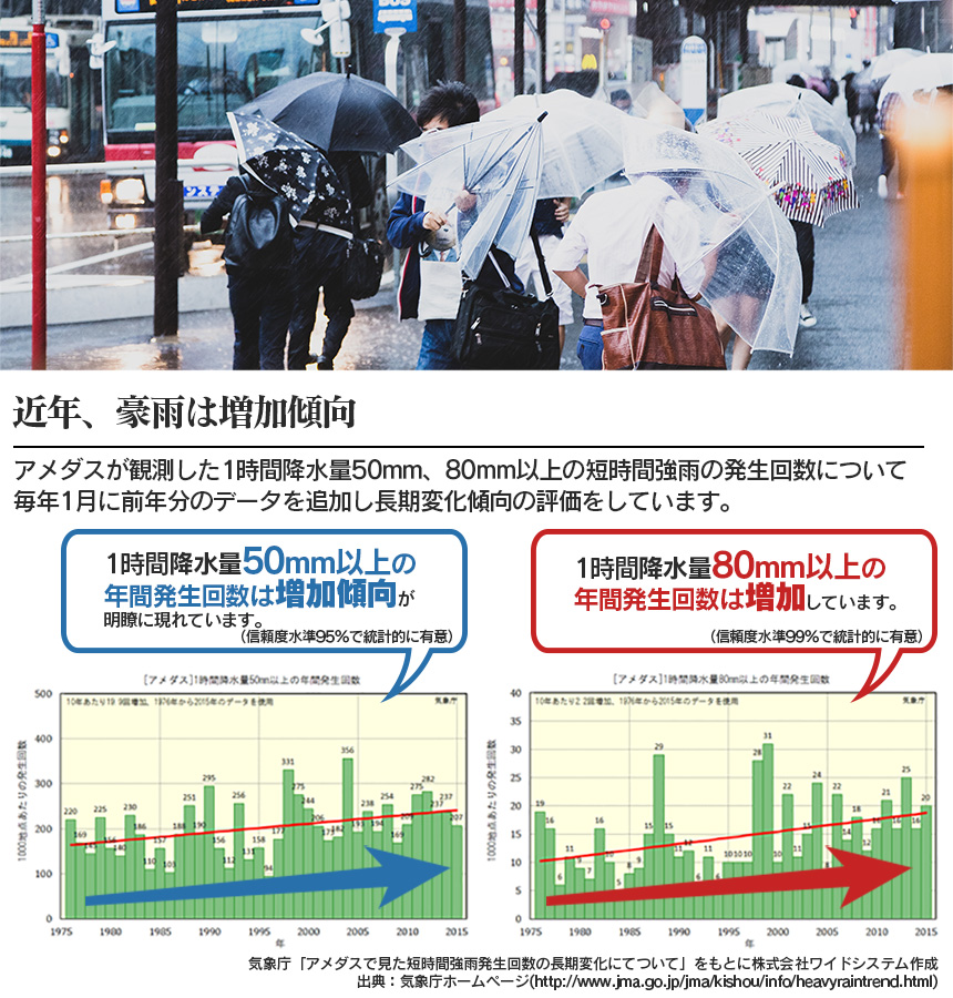 DECOS ゲリラ豪雨対策傘
