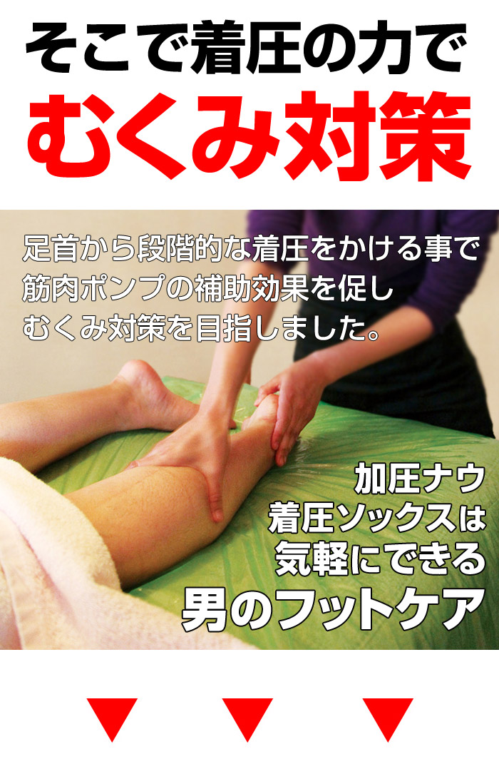 加圧ナウメンズ着圧ソックス