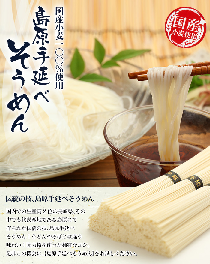 島原手延べそうめん SG-60 【新聞掲載】