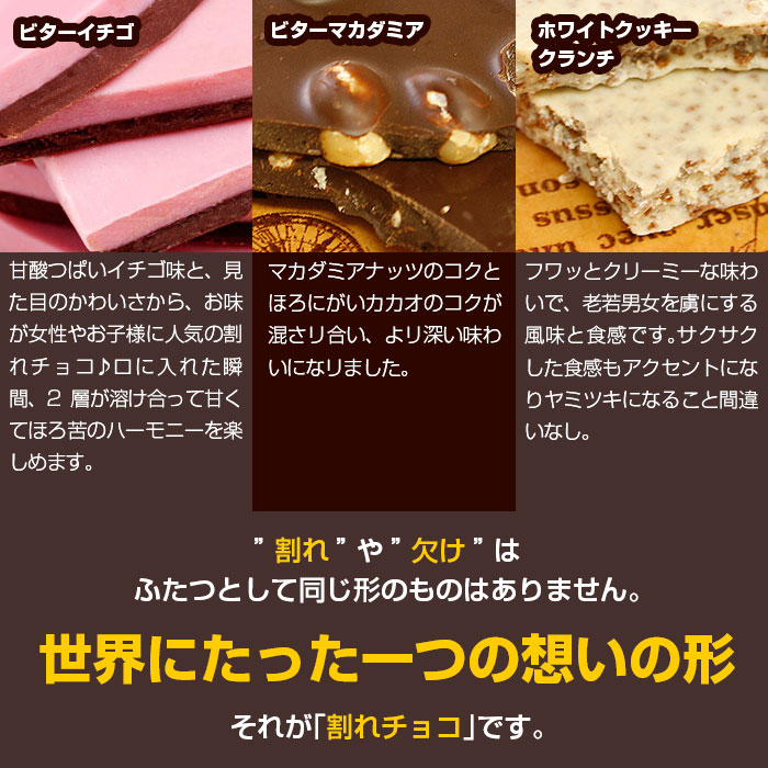 割れチョコミックスアラカルト10種 1kg