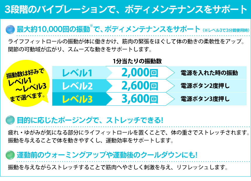 LIFE FIT ROLL ライフフィットロール [LF61]