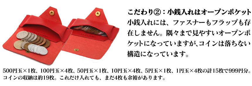 カードより小さな財布「TINY」