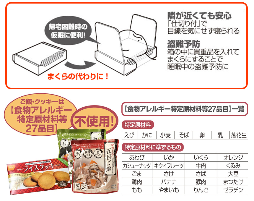 災害備蓄セット[SBS-100]