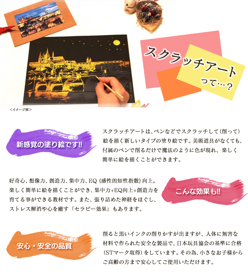 セイスクラッチ カラフルナイトビュー