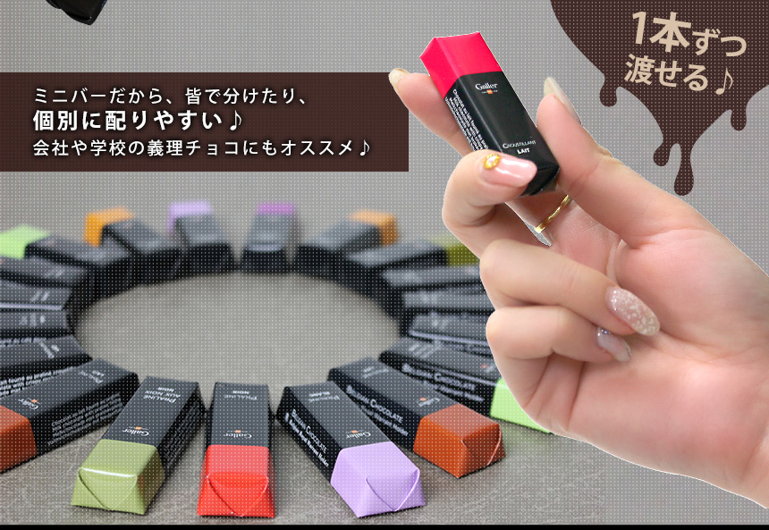 Galler ガレー チョコレート ミニバーギフトボックス 12本セット