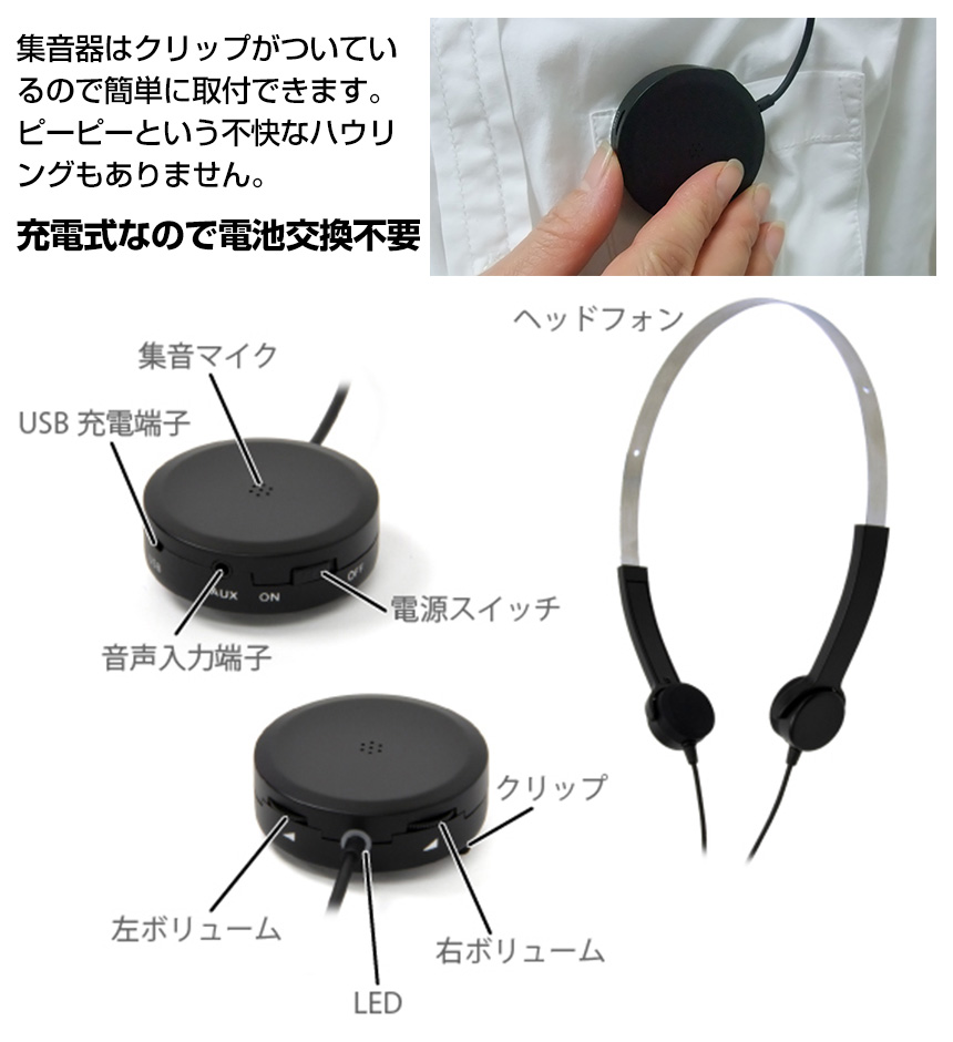 骨伝導集音器ナチュラルボイス