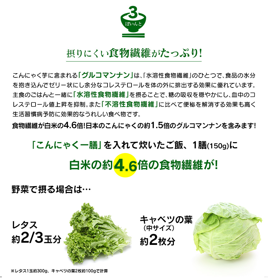 食物繊維たっぷり