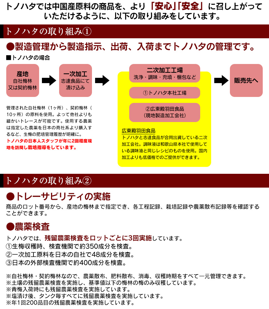 減塩3%中国産3L大粒梅干しそ漬け味 500g【お試し】