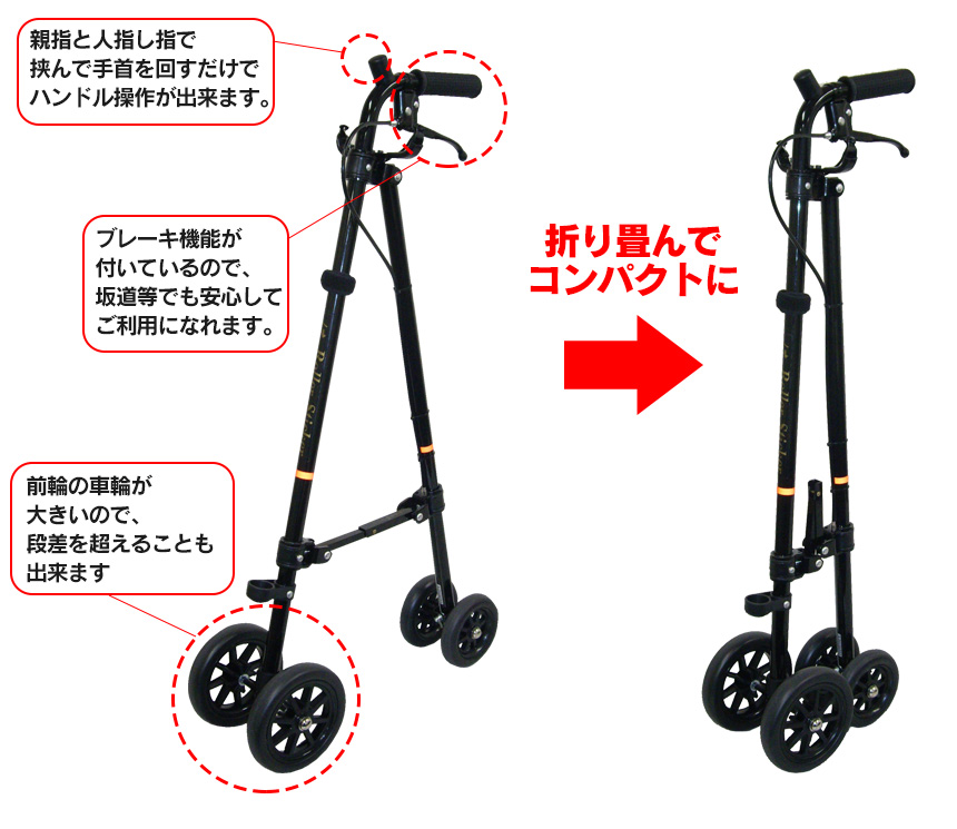 ハンドレールステッキ