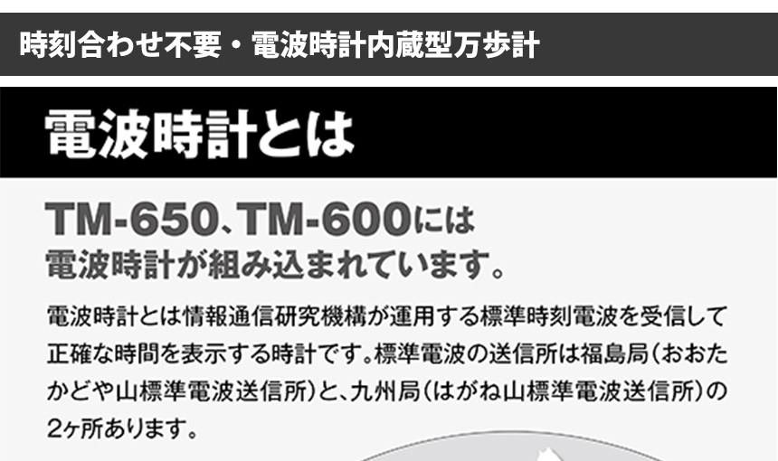 ウォッチ万歩計 DENPA MANPO TM-600