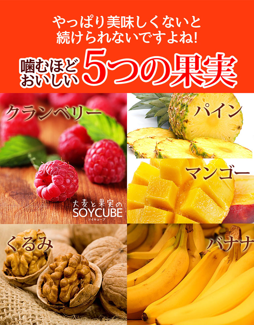 大麦と果実のソイキューブ800g