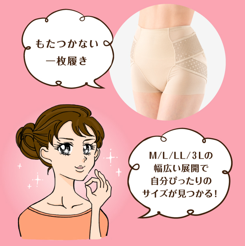 美バランス はく骨盤ベルト コンフォートタイプ