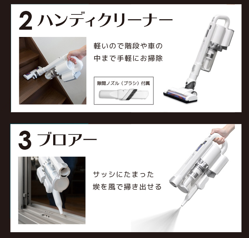 4WAYクリーナー サイクロニックマックス エムプラス VS-6810