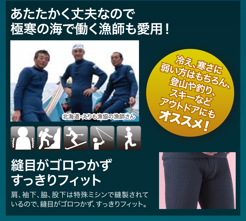 ひだまりチョモランマ 紳士 ズボン下