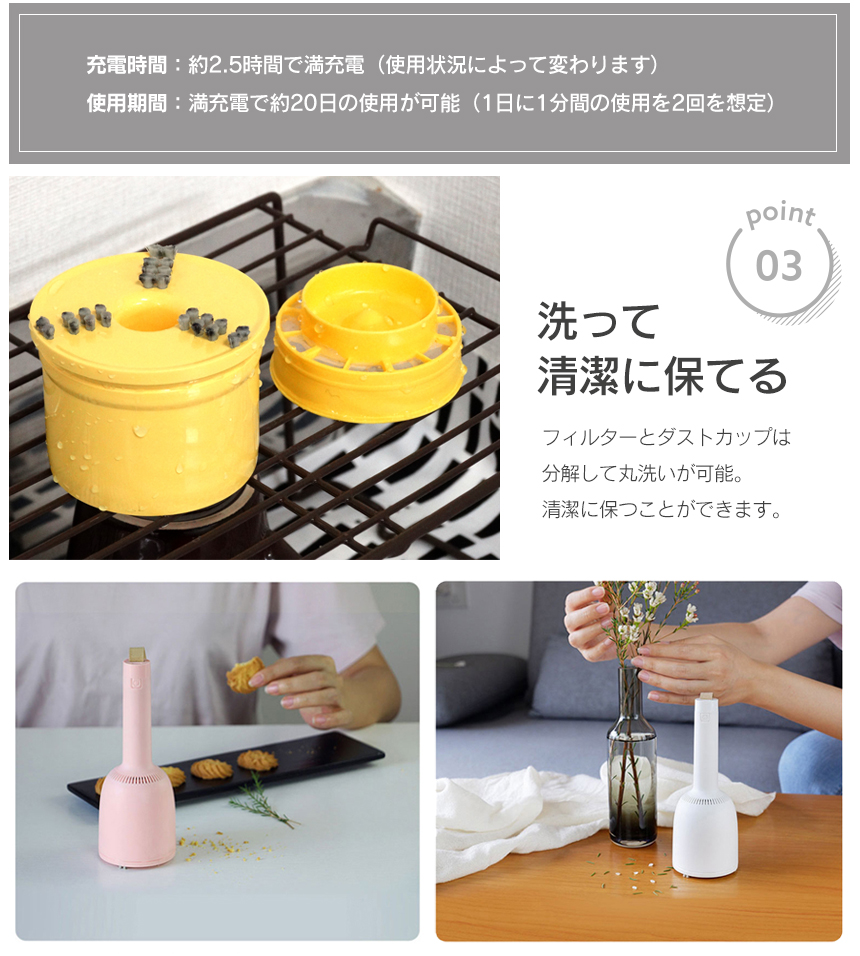 卓上掃除機&毛玉取り器 Vaccumi