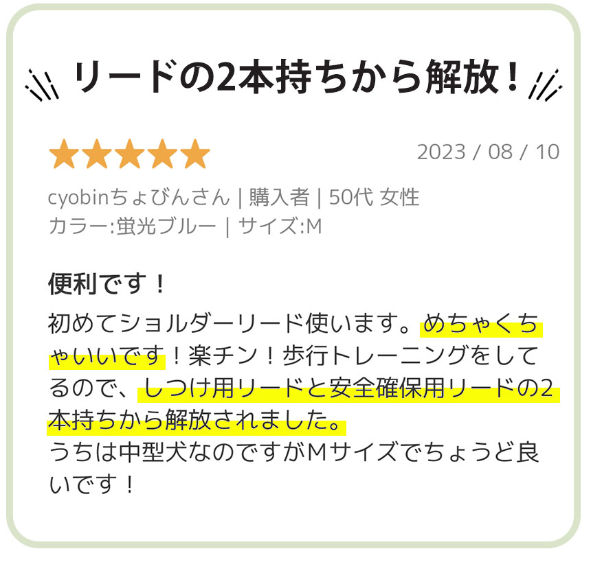 ショルダーリード