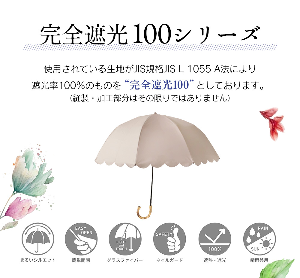 2段折傘