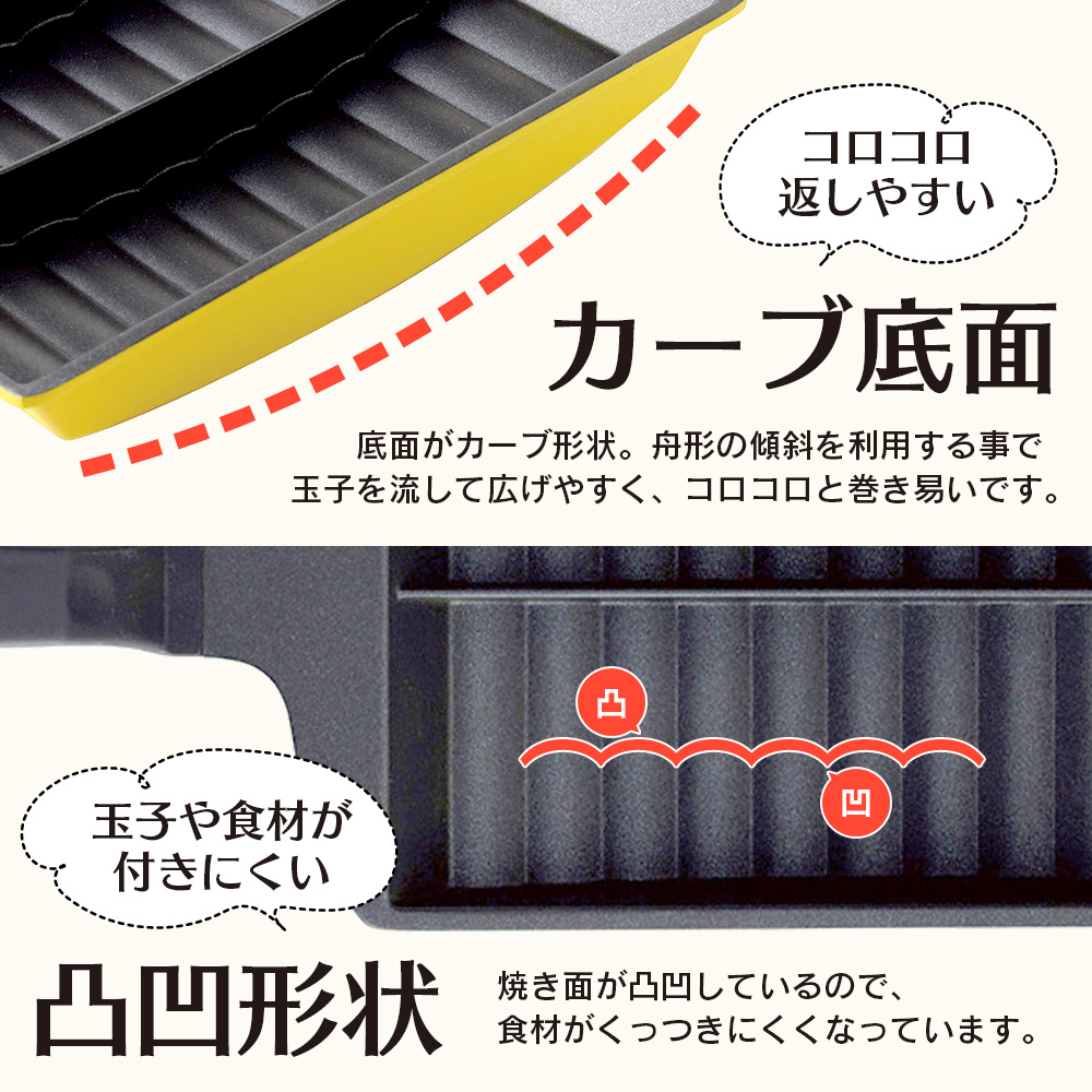 早業ツインシェフA-77248☆卵1個で玉子焼きが作れる同時調理パン