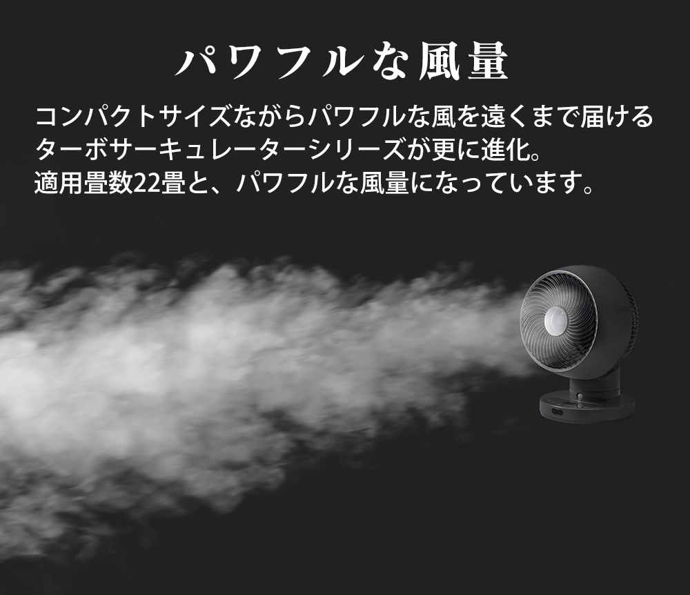 節電センサー付 DCスイングサーキュレーター360【CF-T2360】