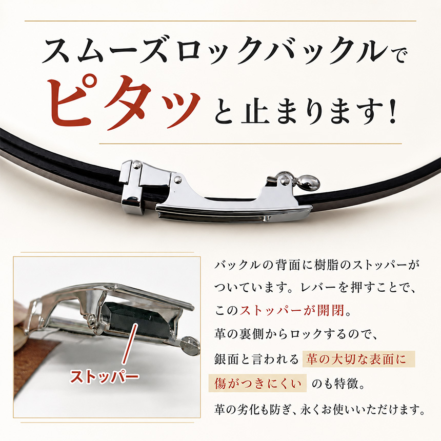 栃木無段階ベルト（スムーズロックモデル）