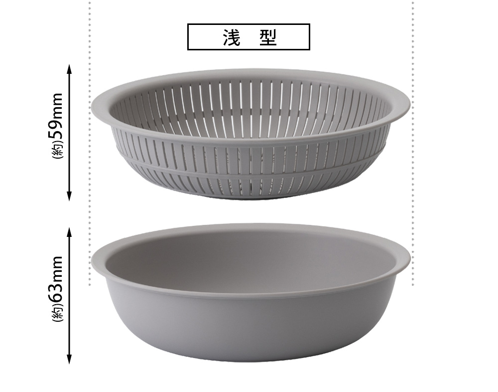 米とぎにも使えるザルとボウル 6点セット