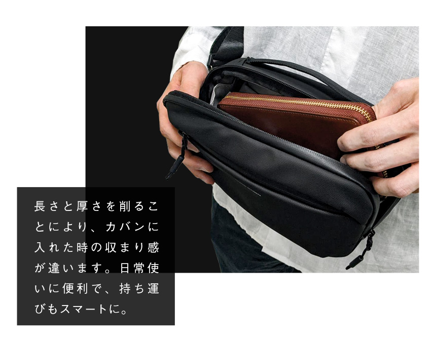 牛革小さめ多機能長財布