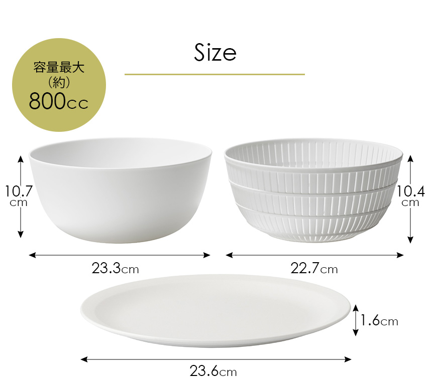 米とぎにも使えるザルとボウル＋プレート＋冷凍ごはん容器3個
