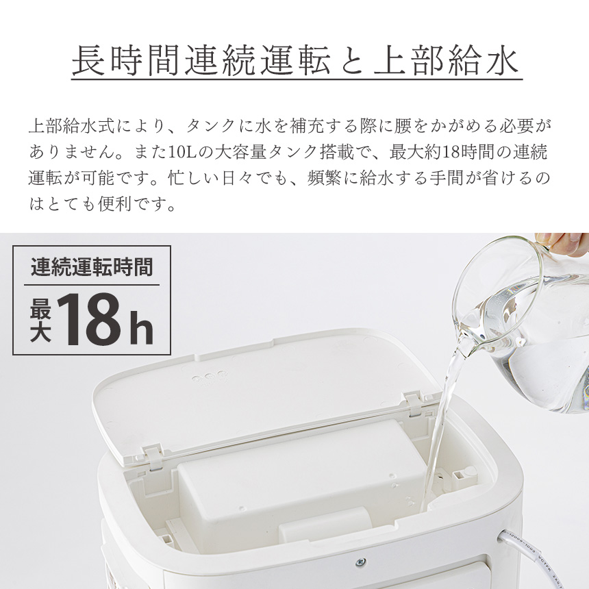 上部給水式大風量冷風扇