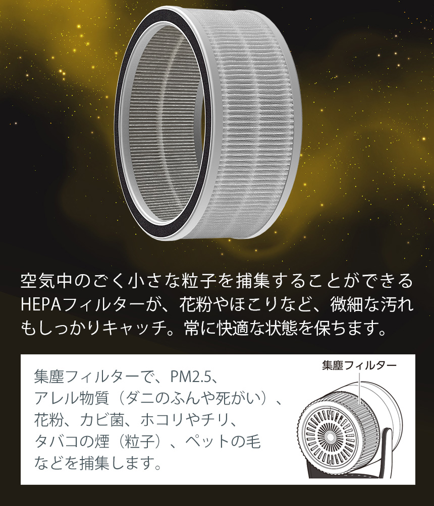 空気清浄機能付サーキュレーター CF-T2507WH