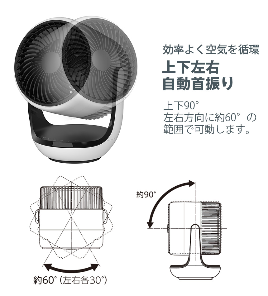 空気清浄機能付サーキュレーター CF-T2507WH
