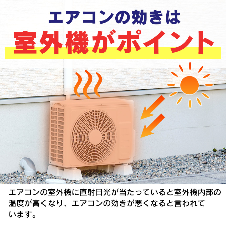 酷暑off15%off別途室外機もセール中 ！セット販売室内機2021 エアコン 室外機 日よけ カバー 第一ビニール : 買援隊ヤフー店