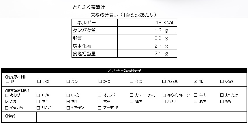 とらふく茶漬け【4食】