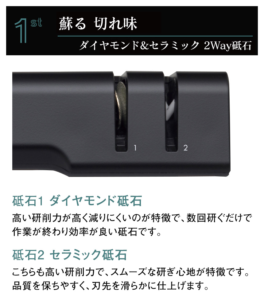 ビタクラフト ソリッドナイフ シャープナー