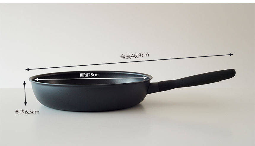 マイヤー ミッドナイト フライパン 28cm【MNH-P28】