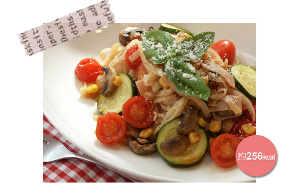 カラフル野菜のナポリタンのレシピ