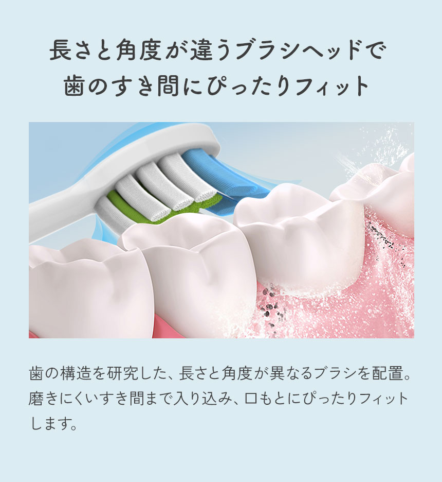 交換用ブラシヘッド10本