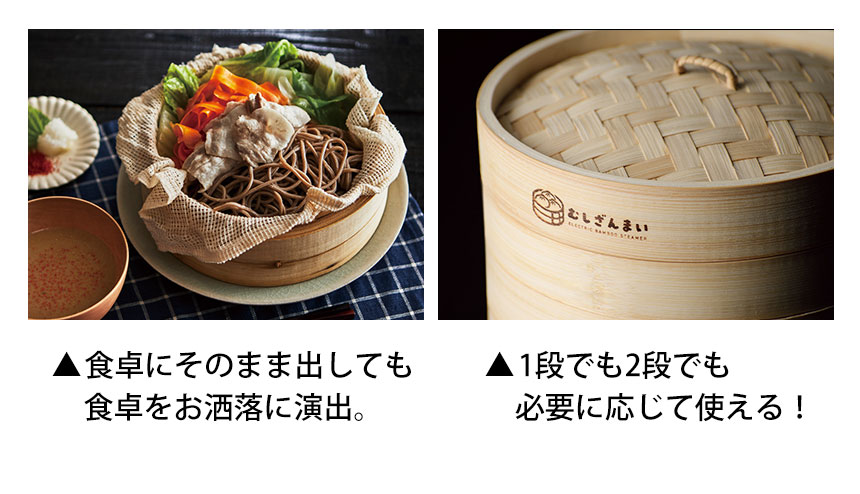 電気せいろ蒸し器 むしざんまい AMZ-450GY