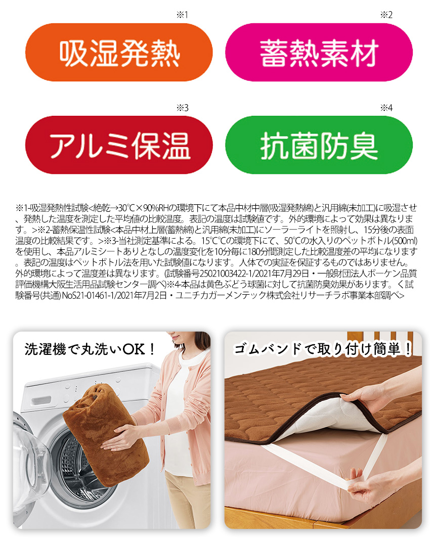 HOTアルファあったか敷パッドプレミアム