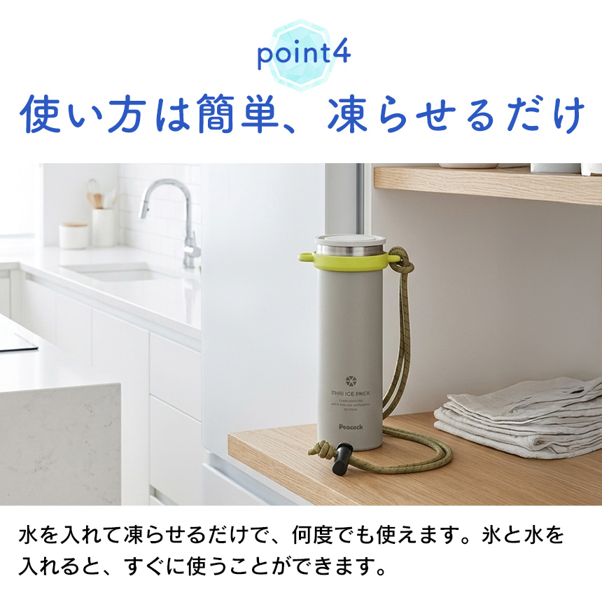 ミニアイスパック ストラップ付き【ABB-F15】